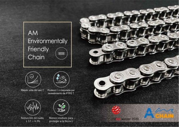 AM environmentally-friendly sealed chain won 2020 Red Dot Award